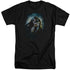 BATMAN/BAT CAVE - S/S ADULT TALL 18/1 - BLACK