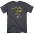 BATMAN/BAT SIGNAL - S/S ADULT 18/1 - CHARCOAL