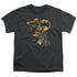 BATMAN/BAT SIGNAL - S/S YOUTH 18/1 - CHARCOAL