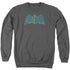 BATMAN/SKETCH LOGO - ADULT CREWNECK SWEATSHIRT - CHARCOAL