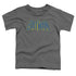 BATMAN/SKETCH LOGO - S/S TODDLER TEE - CHARCOAL