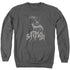 BATMAN/SCARY RIGHT HAND - ADULT CREWNECK SWEATSHIRT - CHARCOAL