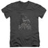 BATMAN/SCARY RIGHT HAND - S/S ADULT V-NECK 30/1 - CHARCOAL