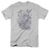 BATMAN/PENCIL BAT COLLAGE - S/S ADULT 18/1 - SILVER