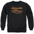 BATMAN/BATMOBILE - ADULT CREWNECK SWEATSHIRT - BLACK