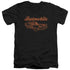BATMAN/BATMOBILE - S/S ADULT V-NECK 30/1 - BLACK