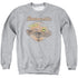 BATMAN/AMAZING BATMOBILE - ADULT CREWNECK SWEATSHIRT - ATHLETIC HEATHER