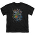BATMAN/SAINTS AND PSYCHOS - S/S YOUTH 18/1 - BLACK