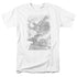 BATMAN/PENCIL BATARANG THROW - S/S ADULT 18/1 - WHITE