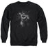 BATMAN/MATERIALIZED - ADULT CREWNECK SWEATSHIRT - BLACK