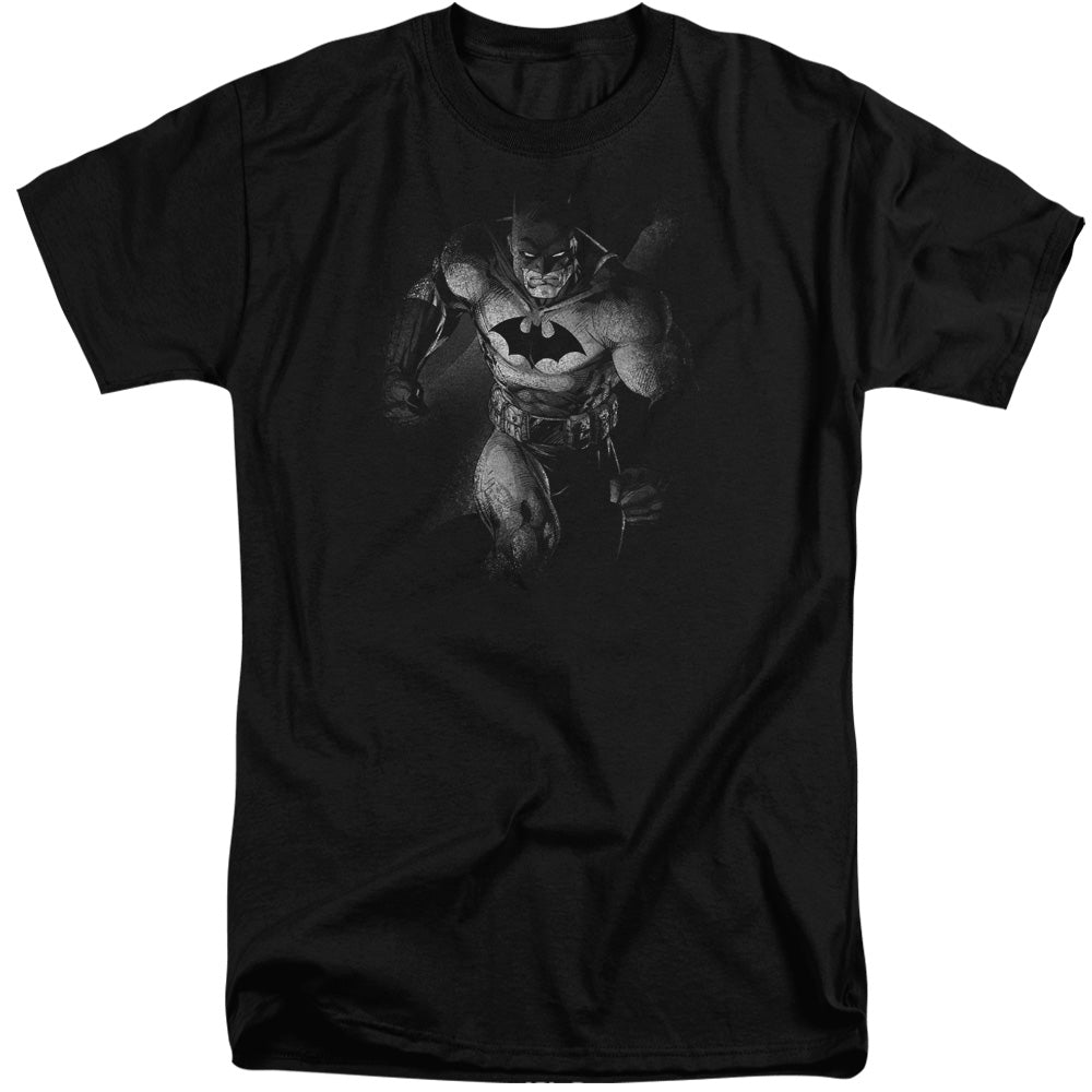 BATMAN/MATERIALIZED - S/S ADULT TALL 18/1 - BLACK