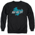 BATMAN/CHINESE BAT - ADULT CREWNECK SWEATSHIRT - BLACK