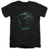 BATMAN/SURPRISE - S/S ADULT V-NECK 30/1 - BLACK