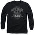 BATMAN/UNIVERSITY OF GOTHAM - L/S ADULT 18/1 - BLACK