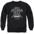 BATMAN/UNIVERSITY OF GOTHAM - ADULT CREWNECK SWEATSHIRT - BLACK