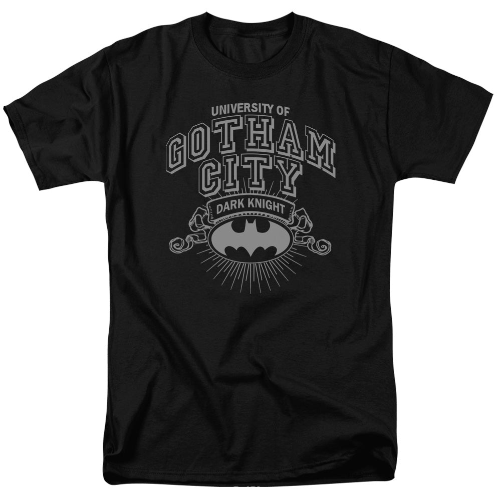 BATMAN/UNIVERSITY OF GOTHAM - S/S ADULT 18/1 - BLACK
