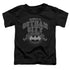 BATMAN/UNIVERSITY OF GOTHAM - S/S TODDLER TEE - BLACK