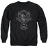 BATMAN/DARK KNIGHT HERALDRY - ADULT CREWNECK SWEATSHIRT - BLACK