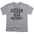 BATMAN/PROPERTY OF GCU - S/S YOUTH 18/1 - ATHLETIC HEATHER
