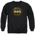 BATMAN/BATMAN LA - ADULT CREWNECK SWEATSHIRT - BLACK