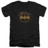 BATMAN/BATMAN LA - S/S ADULT V-NECK 30/1 - BLACK