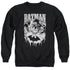 BATMAN/BAT METAL - ADULT CREWNECK SWEATSHIRT - BLACK