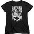 BATMAN/BAT METAL - S/S WOMENS TEE - BLACK
