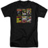 BATMAN/BM COVERS - S/S ADULT TALL 18/1 - BLACK