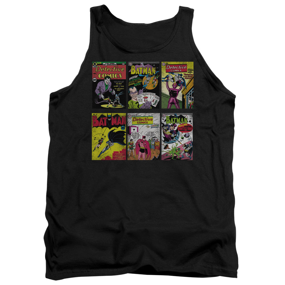 BATMAN/BM COVERS - ADULT TANK - BLACK