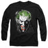 BATMAN/FACE OF MADNESS - L/S ADULT 18/1 - BLACK
