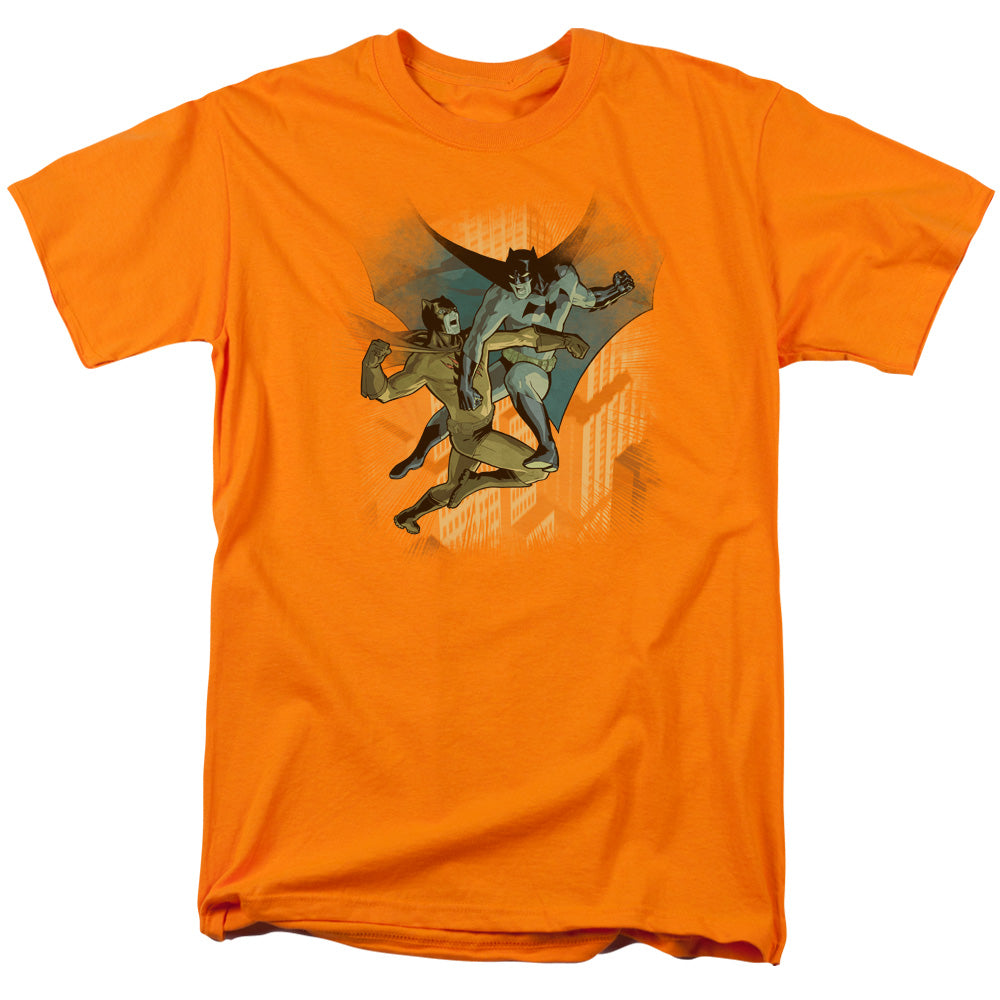 BATMAN/BATMAN VS CATMAN - S/S ADULT 18/1 - ORANGE