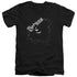 BATMAN/DARKNESS - S/S ADULT V-NECK 30/1 - BLACK