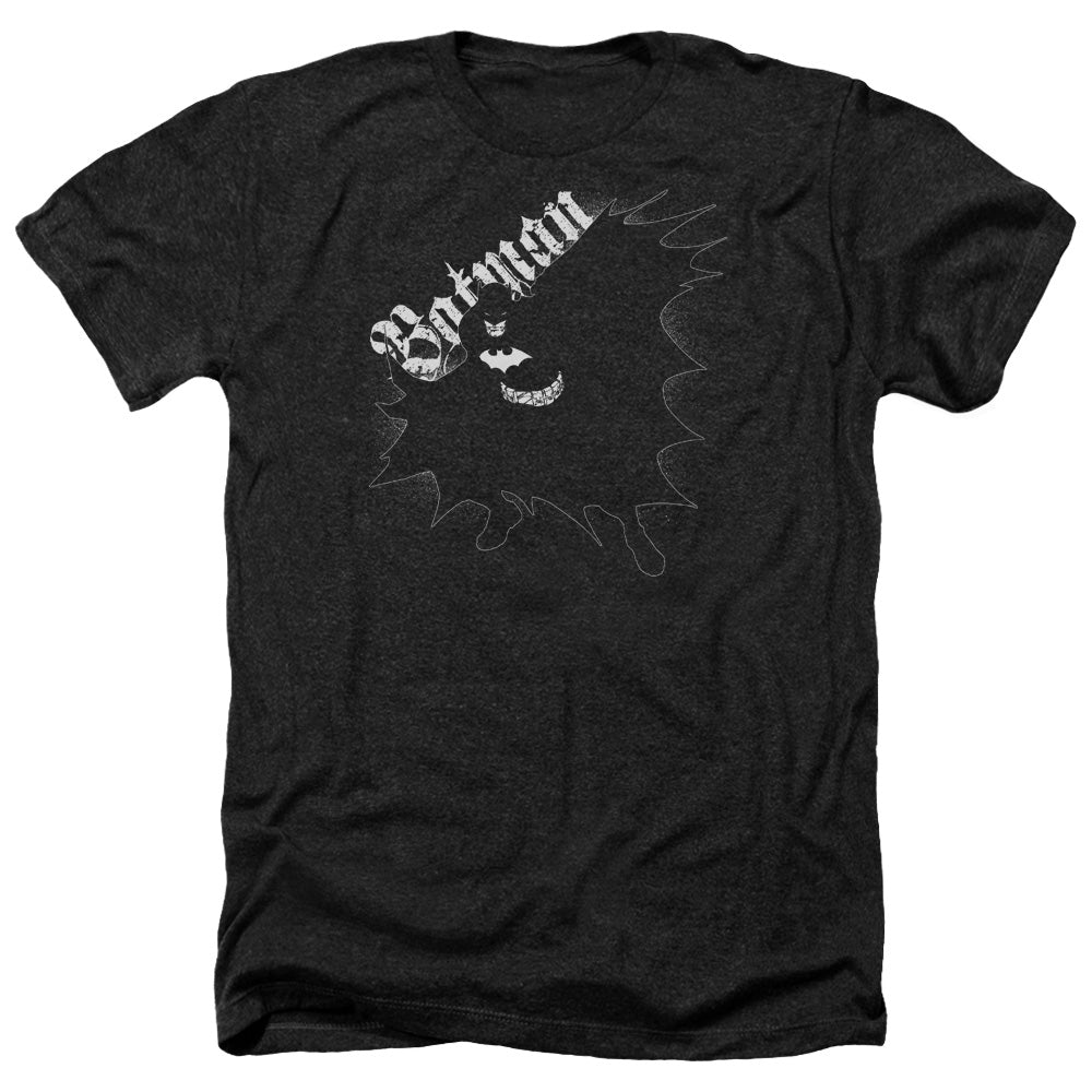 BATMAN/DARKNESS - ADULT HEATHER - BLACK