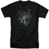 BATMAN/SURROUNDED - S/S ADULT TALL 18/1 - BLACK