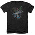 BATMAN/SURROUNDED - ADULT HEATHER - BLACK