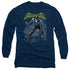 BATMAN/NIGHTWING - L/S ADULT 18/1 - NAVY
