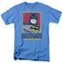 BATMAN/PRIMARY - S/S ADULT 18/1 - CAROLINA BLUE