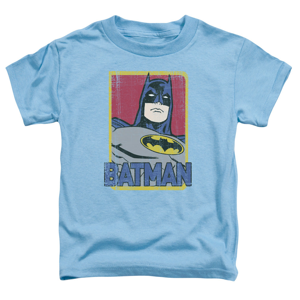 BATMAN/PRIMARY - S/S TODDLER TEE - CAROLINA BLUE