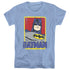 BATMAN/PRIMARY - S/S WOMENS TEE - CAROLINA BLUE