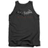 BATMAN ARKHAM CITY/LOGO - ADULT TANK - CHARCOAL