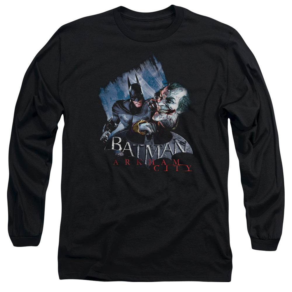 BATMAN ARKHAM CITY/JOKES ON YOU! - L/S ADULT 18/1 - BLACK