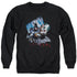 BATMAN ARKHAM CITY/JOKE&#39;S ON YOU! - ADULT CREWNECK SWEATSHIRT - BLACK