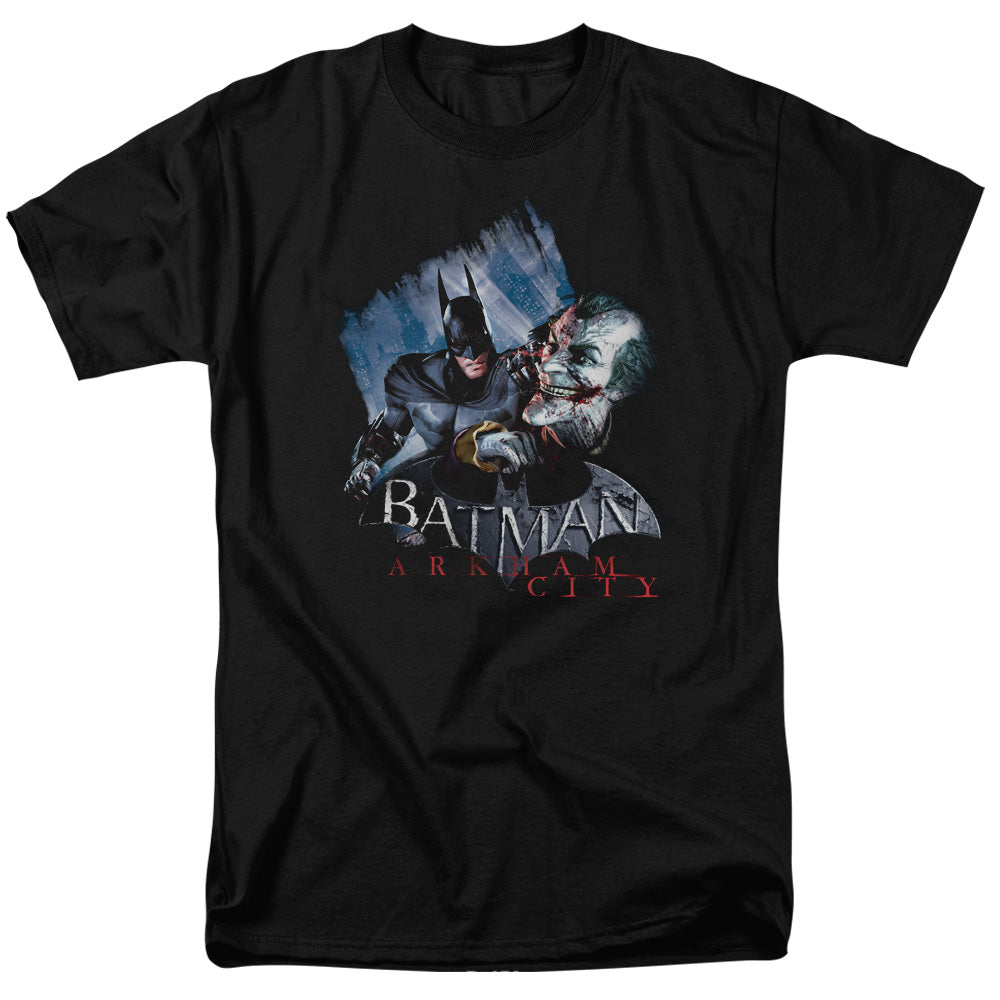 BATMAN ARKHAM CITY/JOKE'S ON YOU! - S/S ADULT 18/1 - BLACK