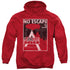BATMAN ARKHAM CITY/NO ESCAPE - ADULT PULLOVER HOODIE - RED