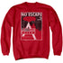BATMAN ARKHAM CITY/NO ESCAPE - ADULT CREWNECK SWEATSHIRT - RED