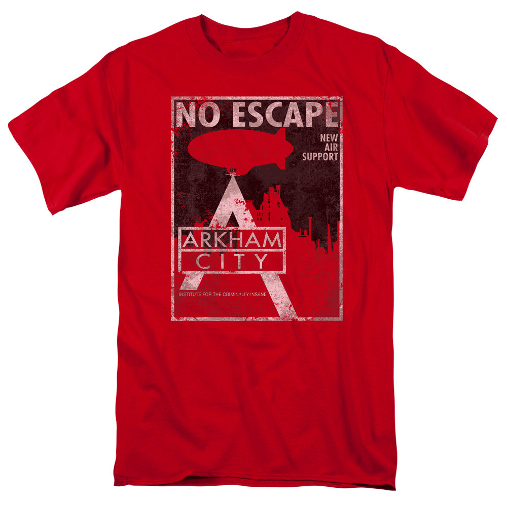 BATMAN ARKHAM CITY/NO ESCAPE - S/S ADULT 18/1 - RED