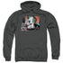BATMAN ARKHAM CITY/PLENTY WRONG - ADULT PULLOVER HOODIE - CHARCOAL