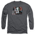 BATMAN ARKHAM CITY/PLENTY WRONG - L/S ADULT 18/1 - CHARCOAL