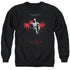 BATMAN ARKHAM CITY/STANDING STRONG - ADULT CREWNECK SWEATSHIRT - BLACK