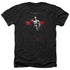BATMAN ARKHAM CITY/STANDING STRONG - ADULT HEATHER - BLACK